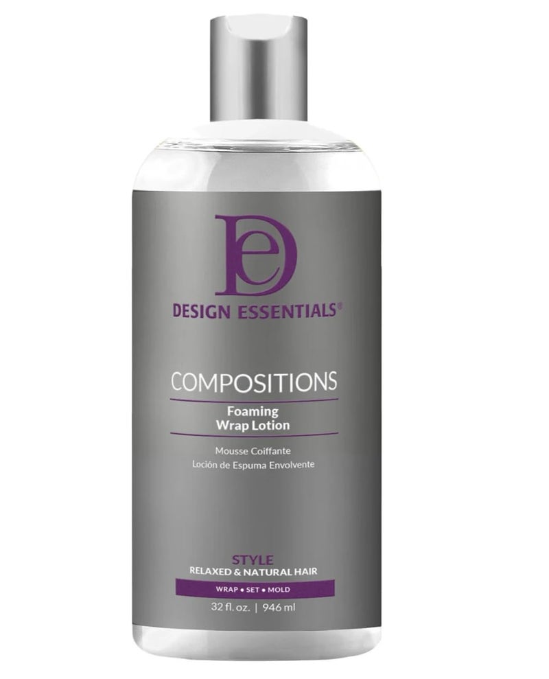 Design Essentials Compositions Foaming Wrap Lotion For Relaxed And Natural Hair, Refill, 32 Fl Oz - Image 1